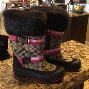 Coach winter boots